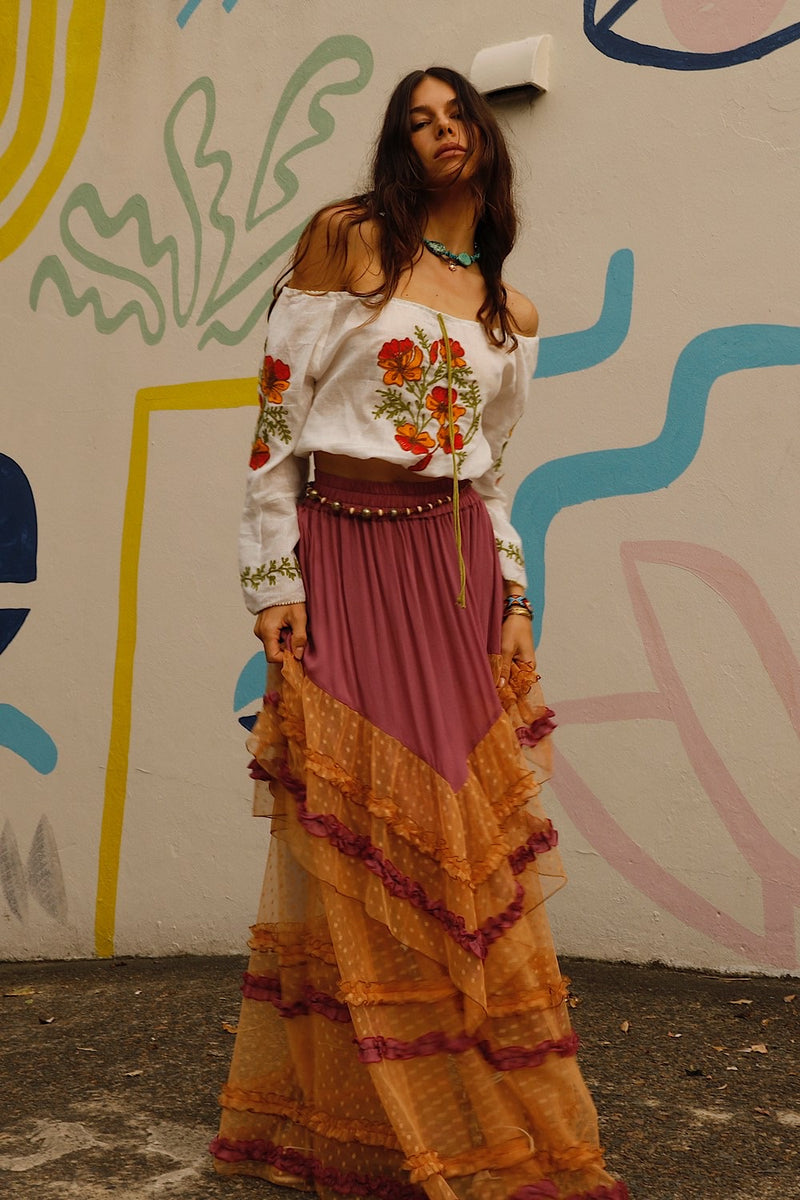 Sunshine Tulle Skirt - Orchid