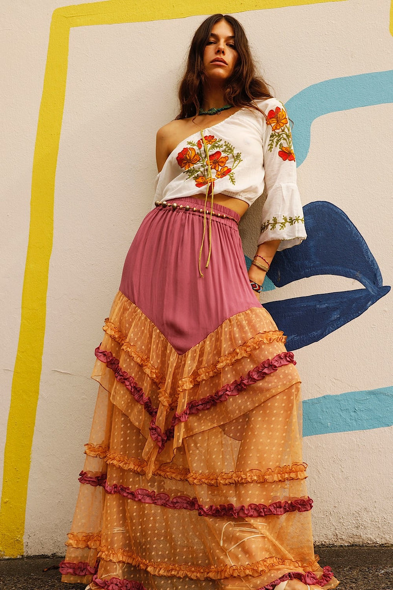 Sunshine Tulle Skirt - Orchid