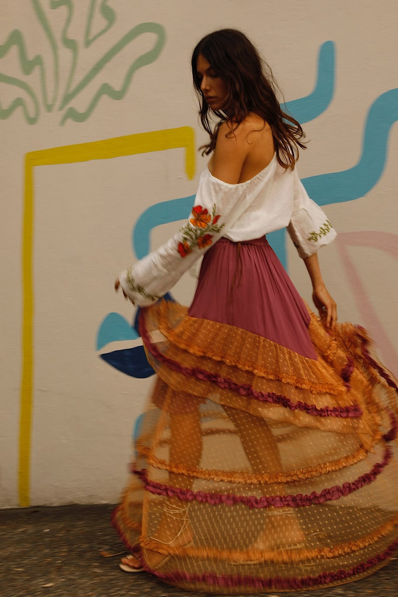 Sunshine Tulle Skirt - Orchid