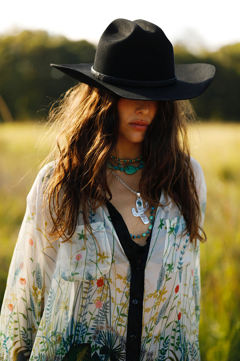 Easy On The Eyes Silk Shirt