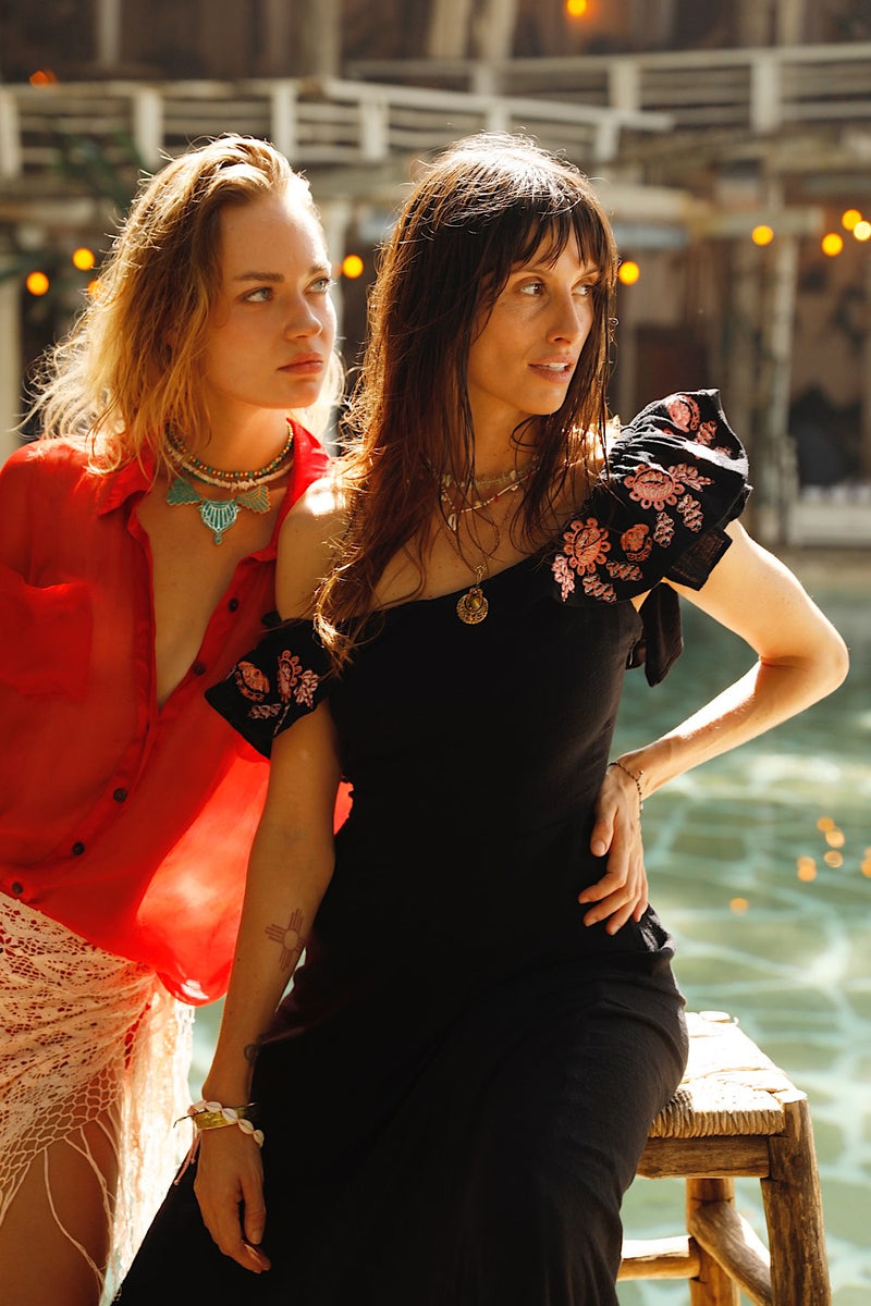 Bonita Maxi Dress - Black