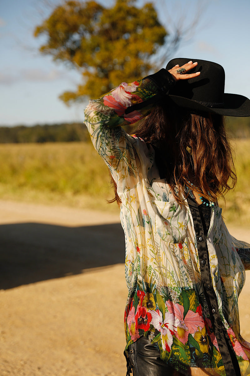 Easy On The Eyes Silk Shirt