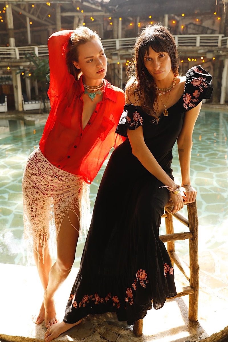 Bonita Maxi Dress - Black