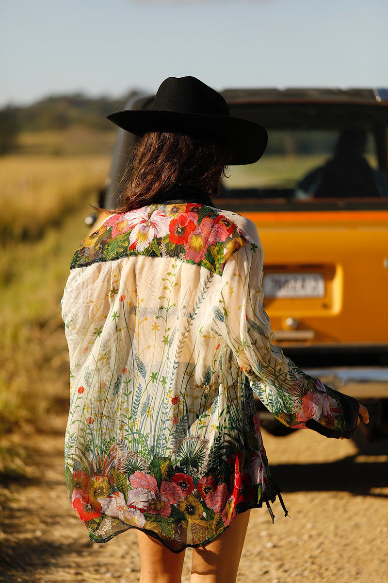 Easy On The Eyes Silk Shirt