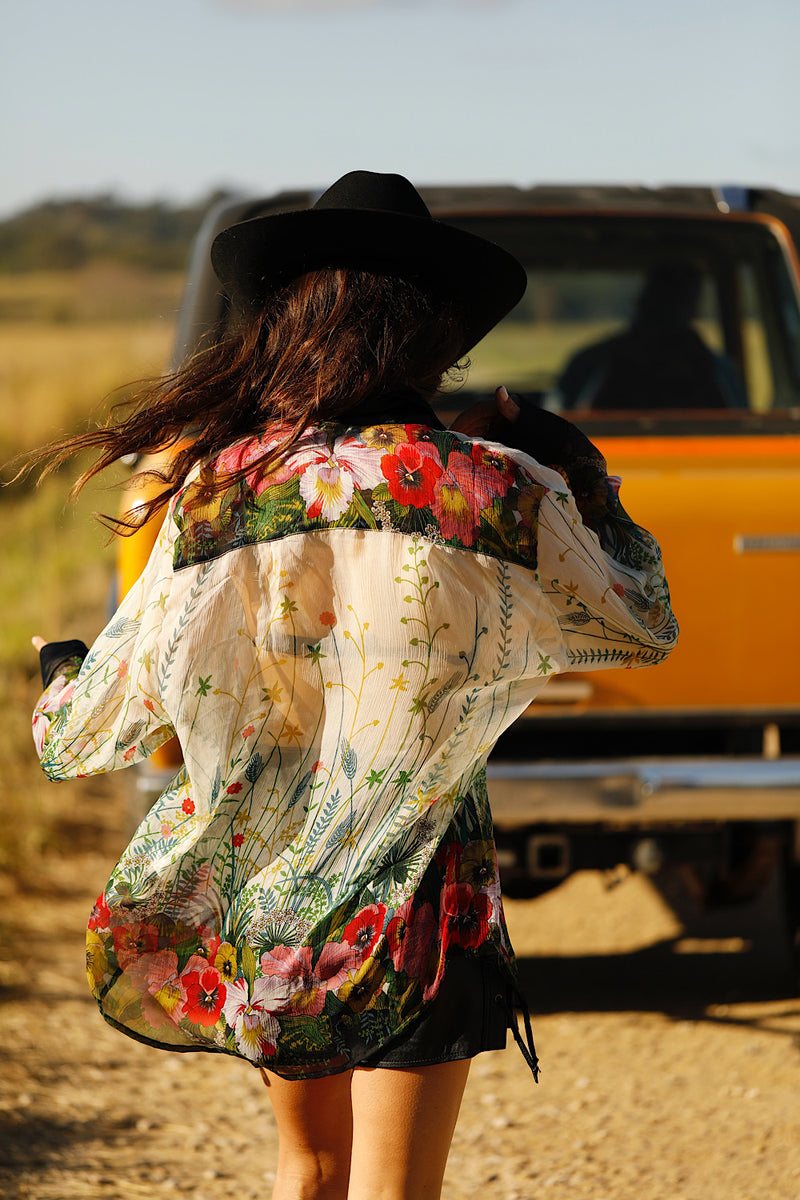 Easy On The Eyes Silk Shirt