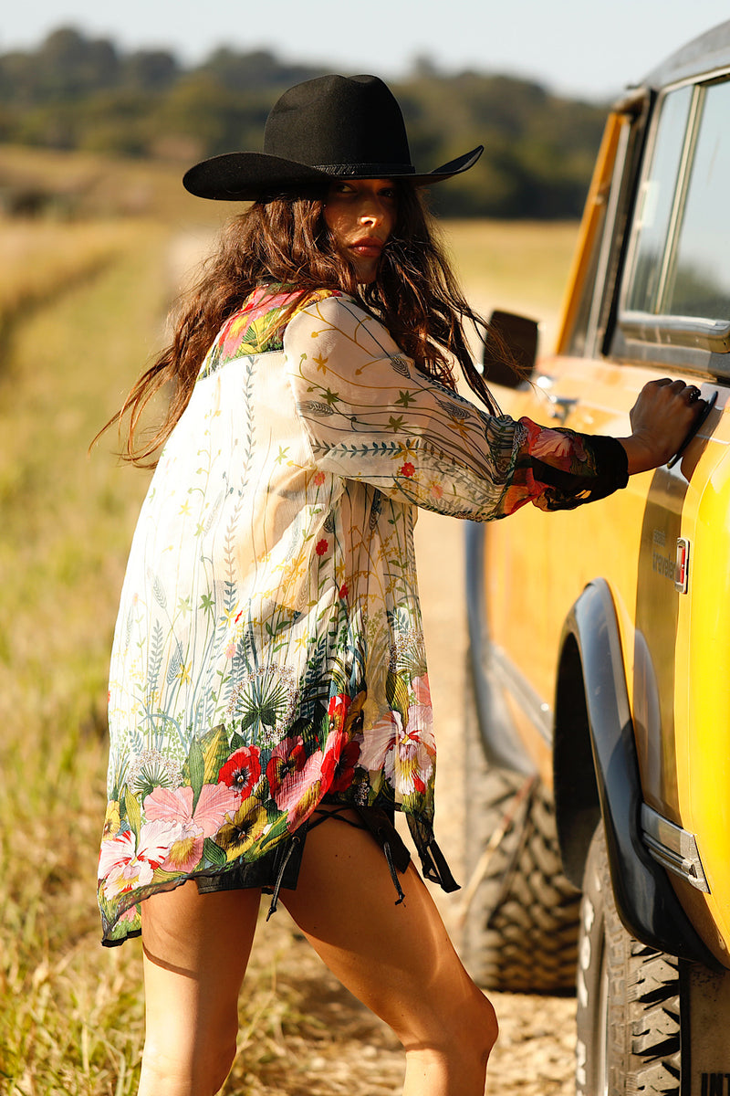 Easy On The Eyes Silk Shirt