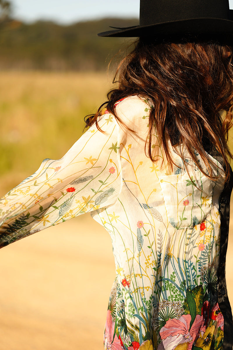 Easy On The Eyes Silk Shirt