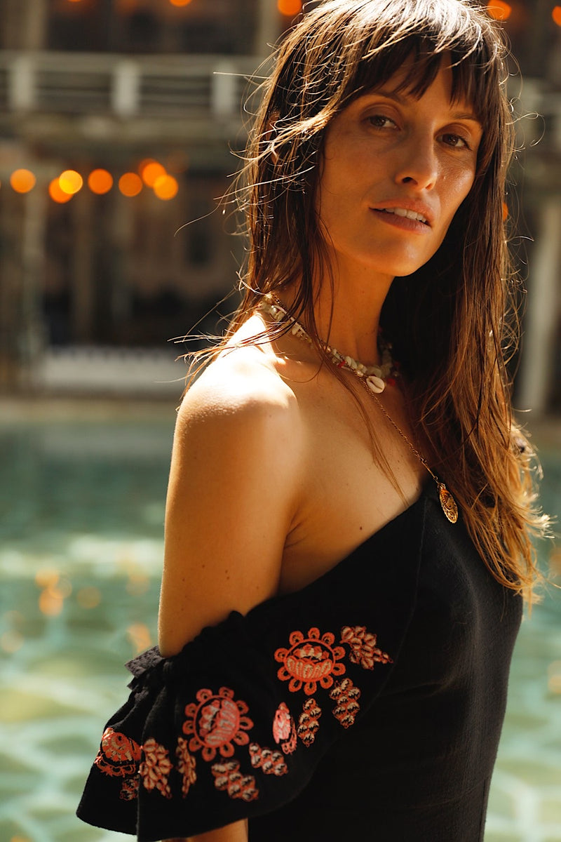 Bonita Maxi Dress - Black