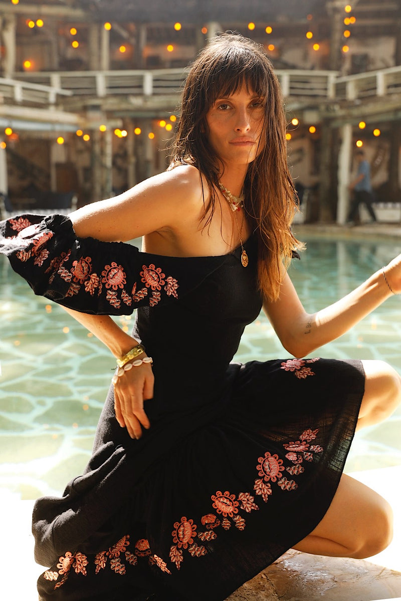 Bonita Maxi Dress - Black