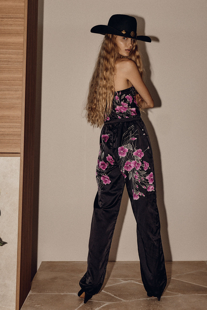 Lady Grinning Soul Silk Jumpsuit