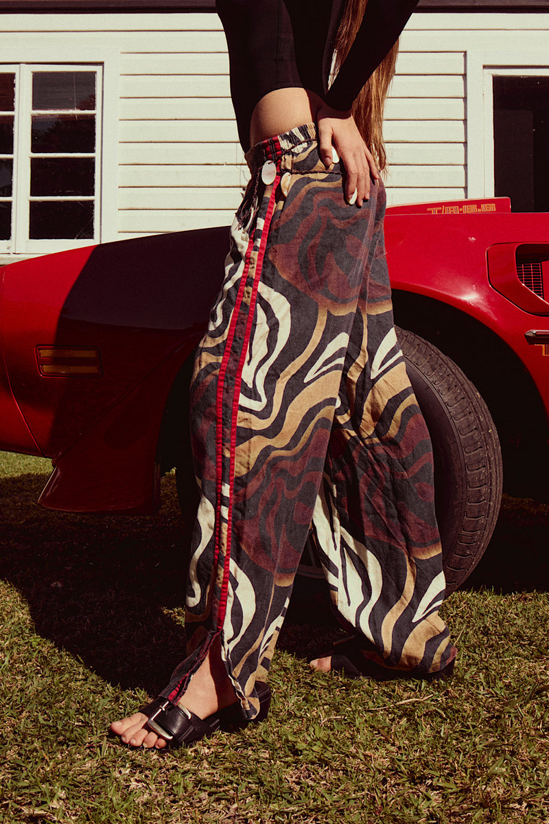 Rock Me On The Water Linen Pants - Driftwood