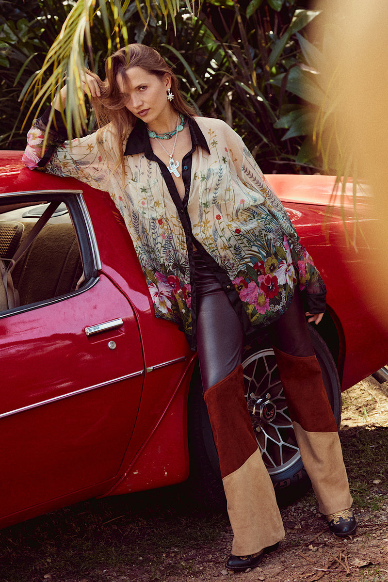 Easy On The Eyes Silk Shirt