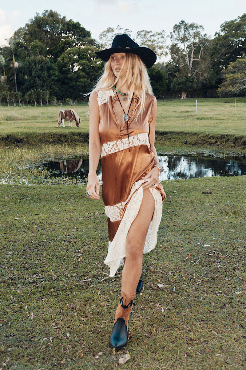 Shadow in the Saddle Leather + Suede Cowboy Boots