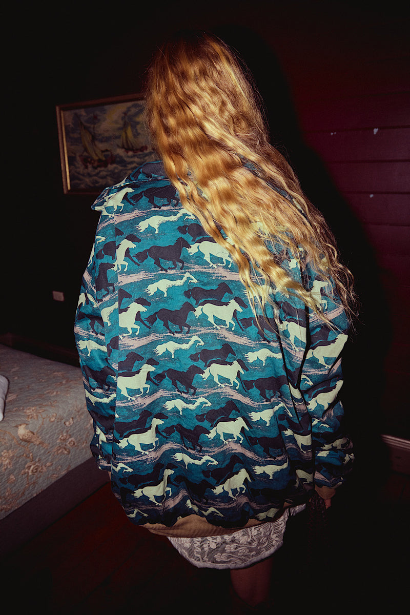 Silver Stallion Cotton Twil Bomber Jacket