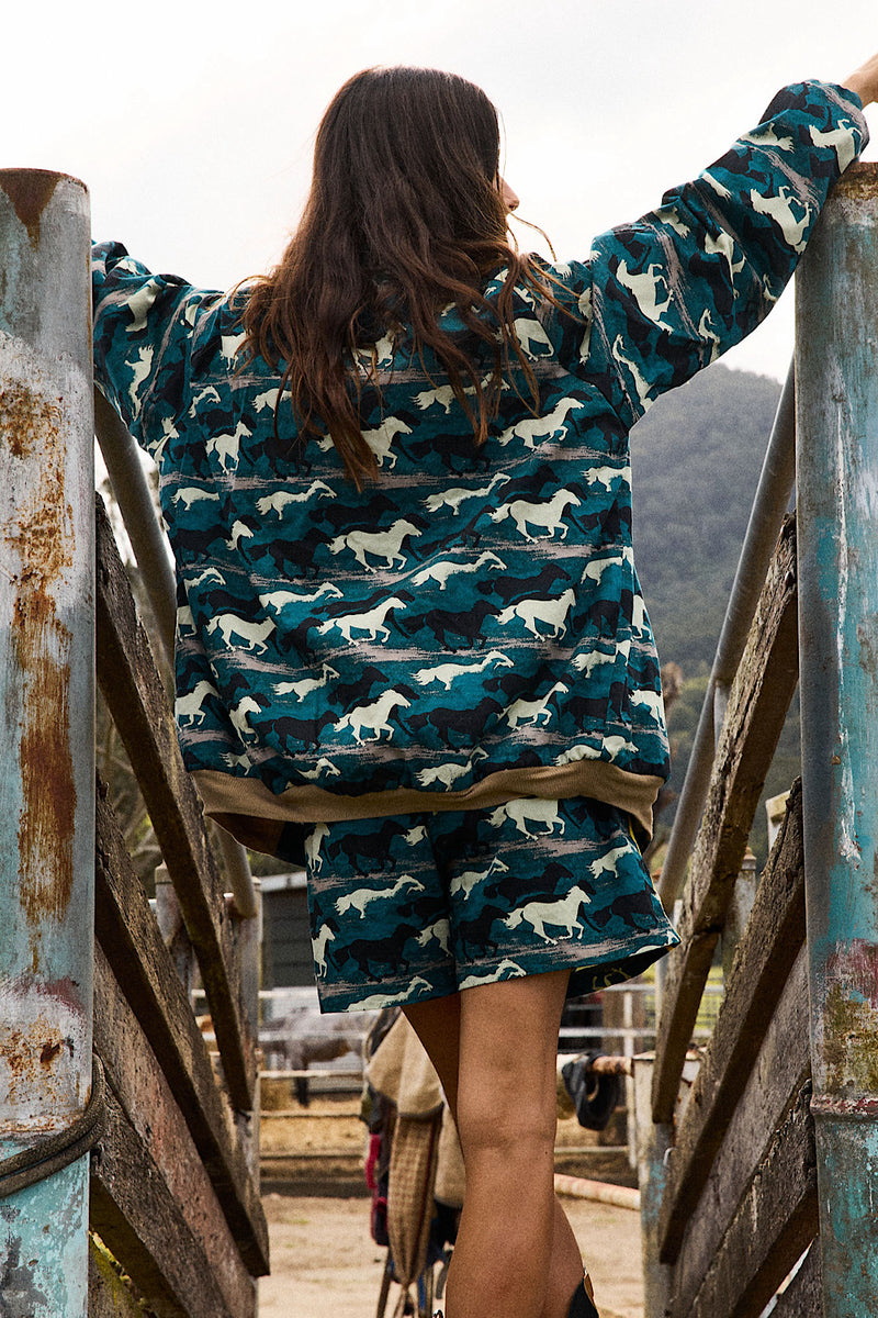 Silver Stallion Cotton Twil Bomber Jacket