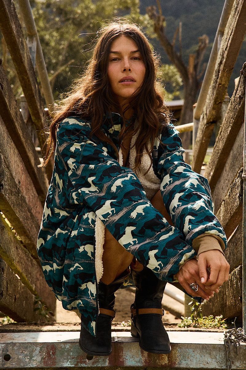 Silver Stallion Cotton Twil Bomber Jacket