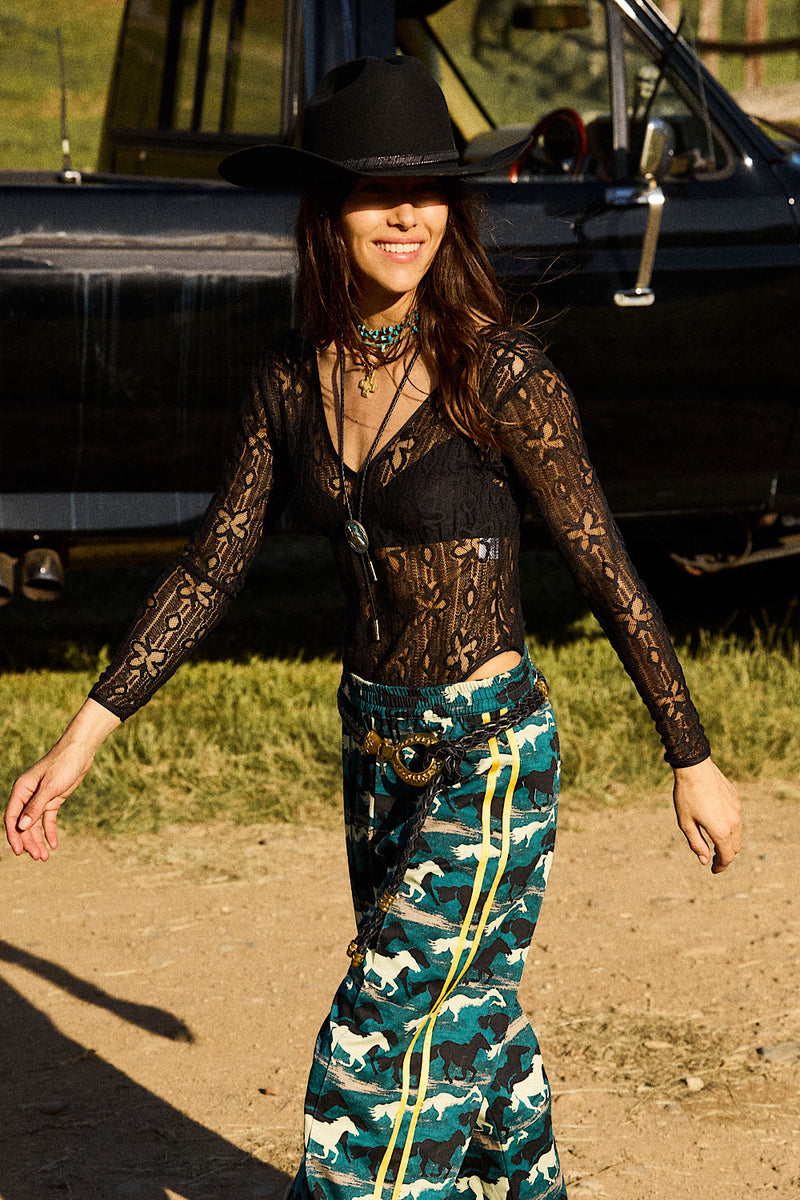 Someday Soon Long Sleeve Lace Bodysuit