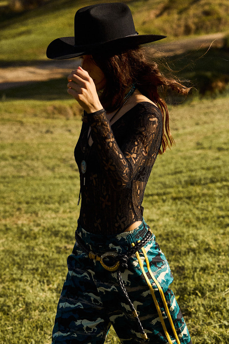 Someday Soon Long Sleeve Lace Bodysuit