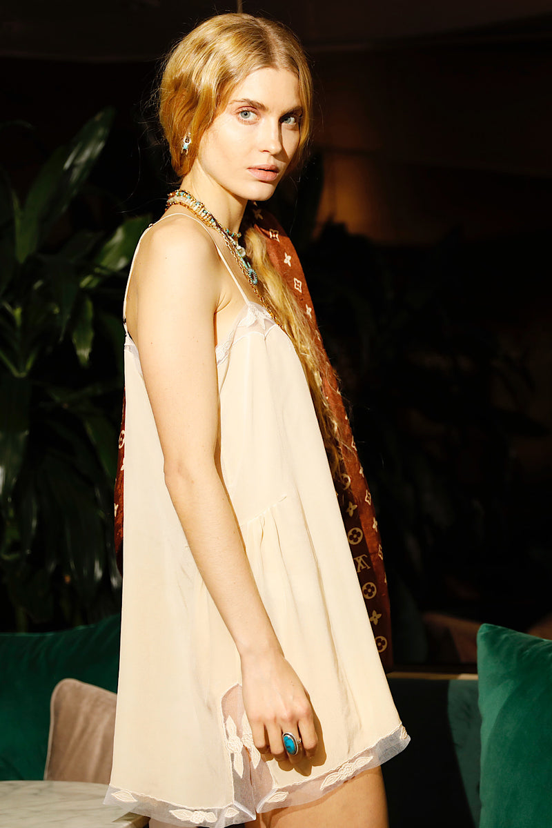 Comes a Time Silk Slip Dress