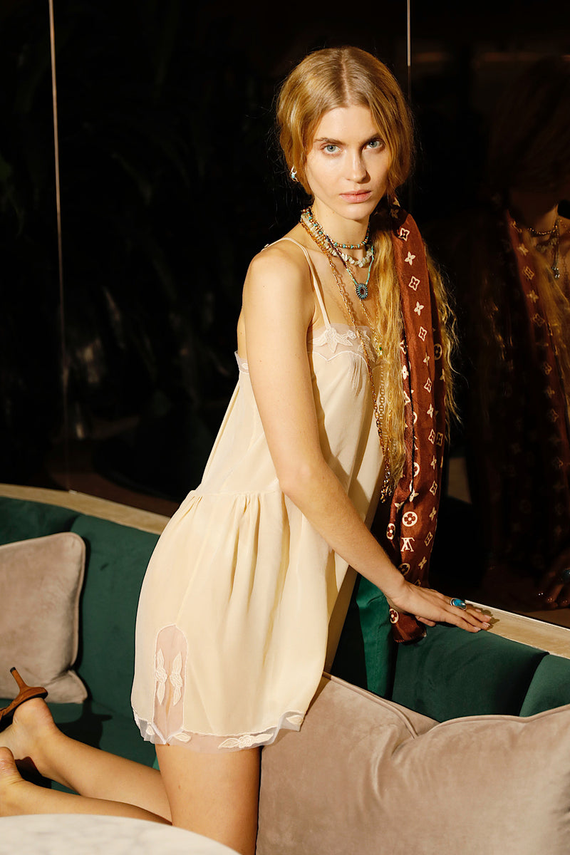 Comes a Time Silk Slip Dress