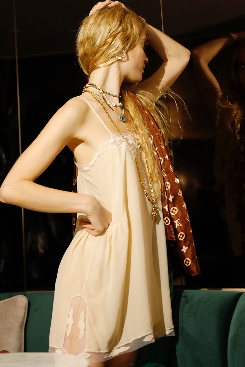 Comes a Time Silk Slip Dress