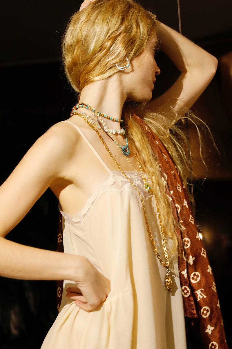 Comes a Time Silk Slip Dress