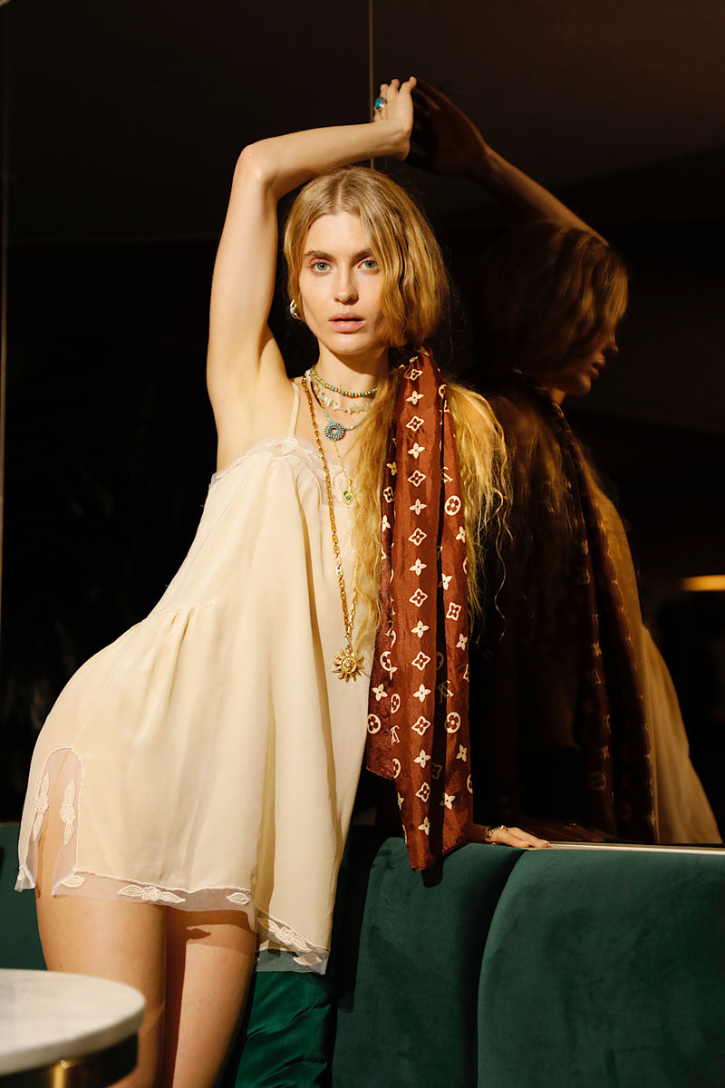 Comes a Time Silk Slip Dress