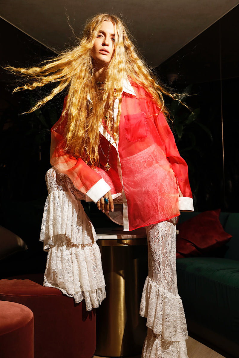 Sonora Silk Organza + Satin Shirt