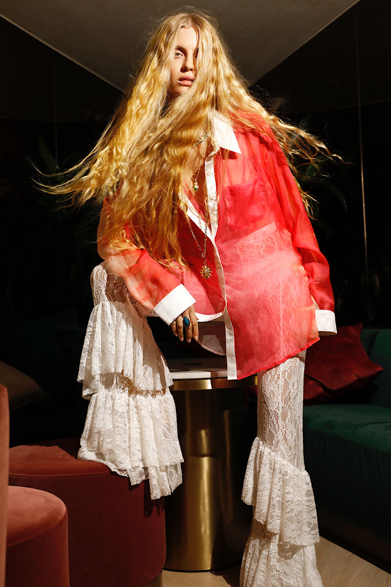 Sonora Silk Organza + Satin Shirt