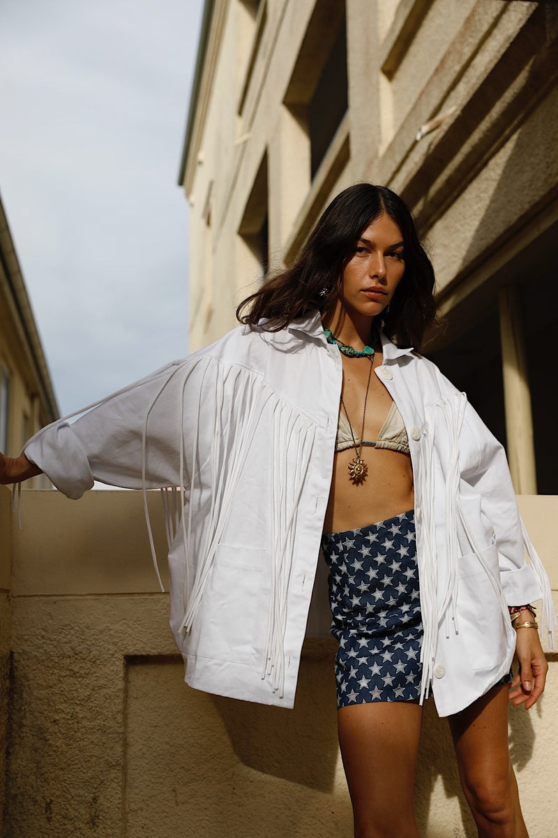 Hold On Fringe Jacket