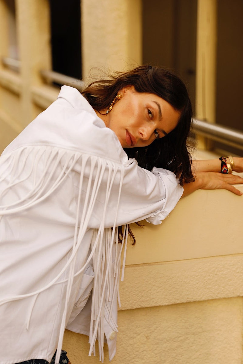 Hold On Fringe Jacket