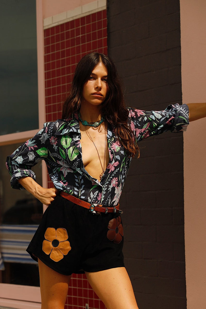 Such a Feeling Cotton Long Sleeve Blouse