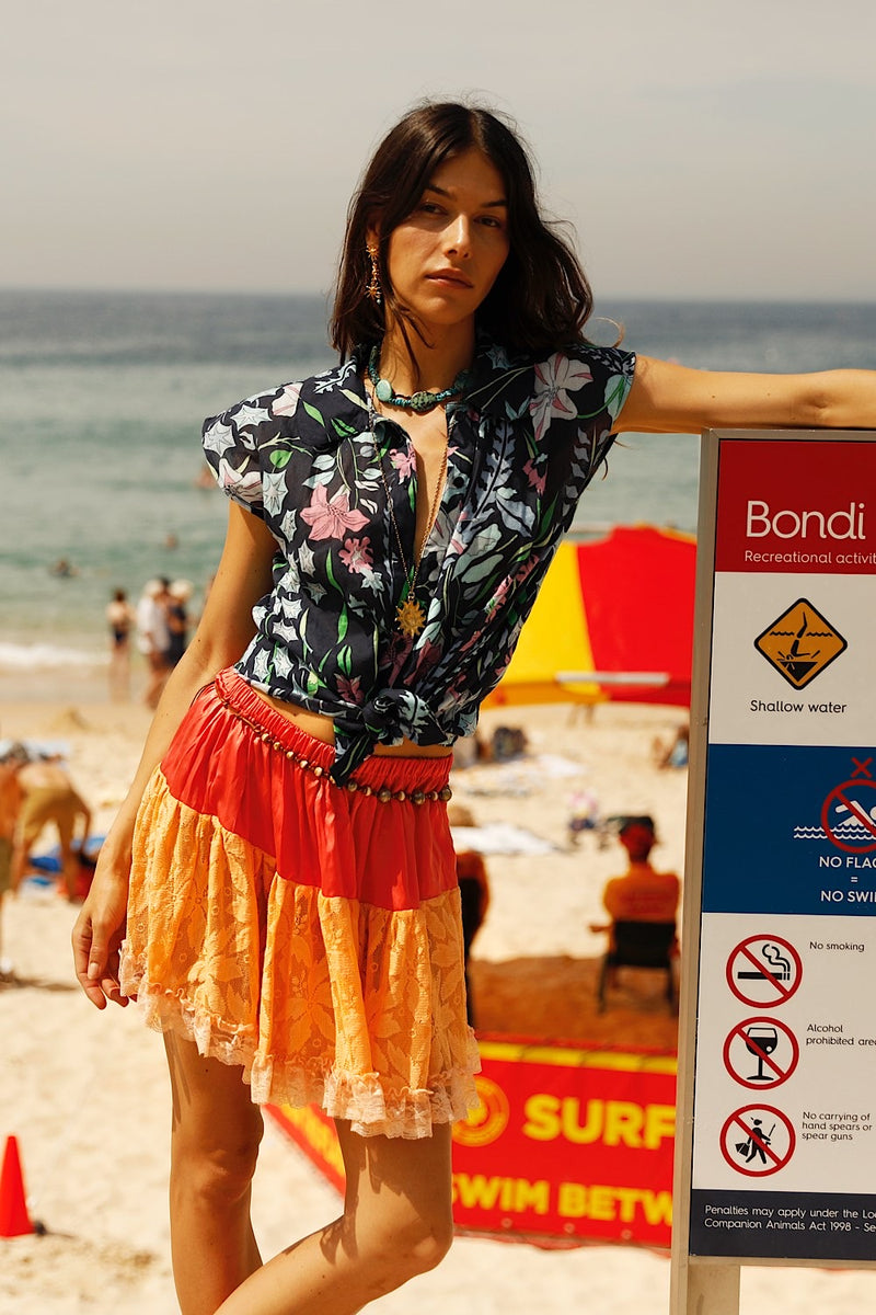 Sweet Seasons Short Sleeve Blouse