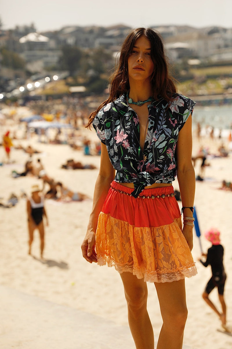 Sweet Seasons Short Sleeve Blouse