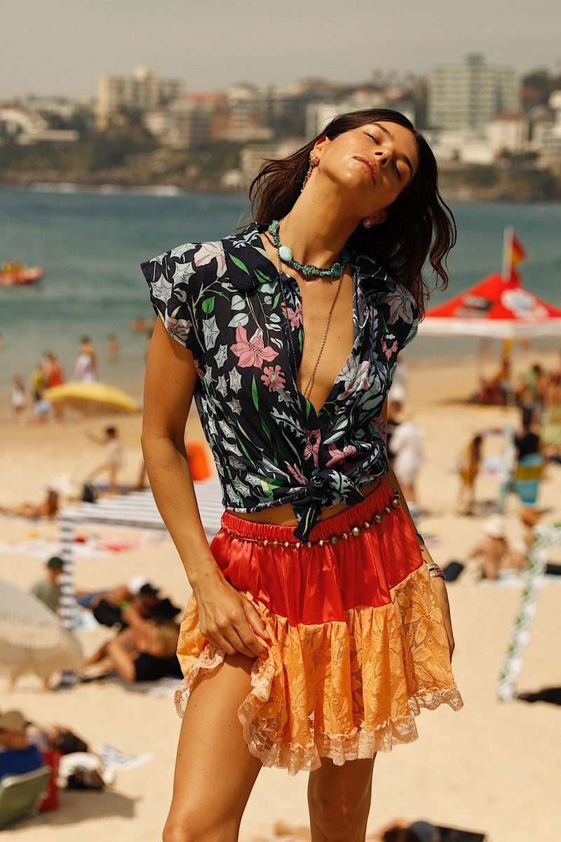 Sweet Seasons Short Sleeve Blouse