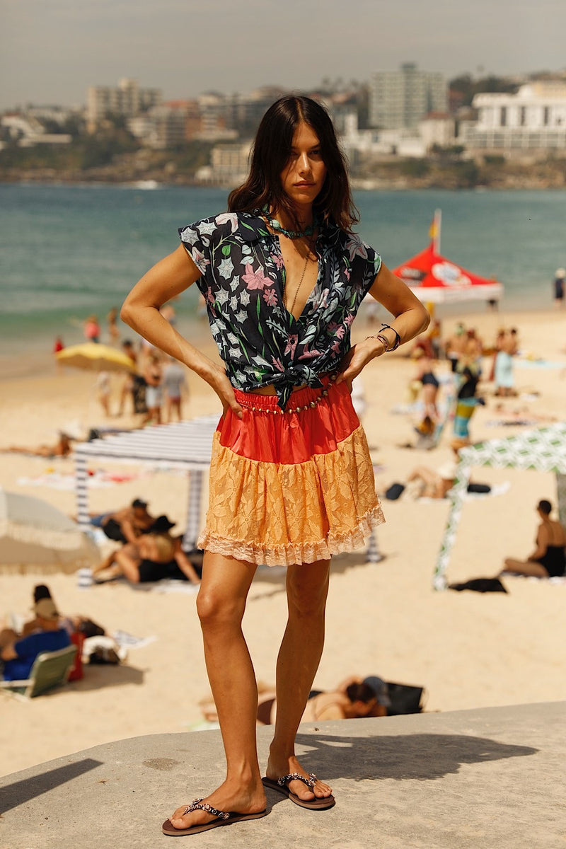 Sweet Seasons Short Sleeve Blouse