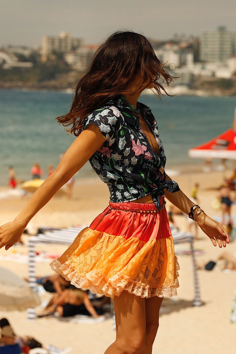 Sweet Seasons Short Sleeve Blouse