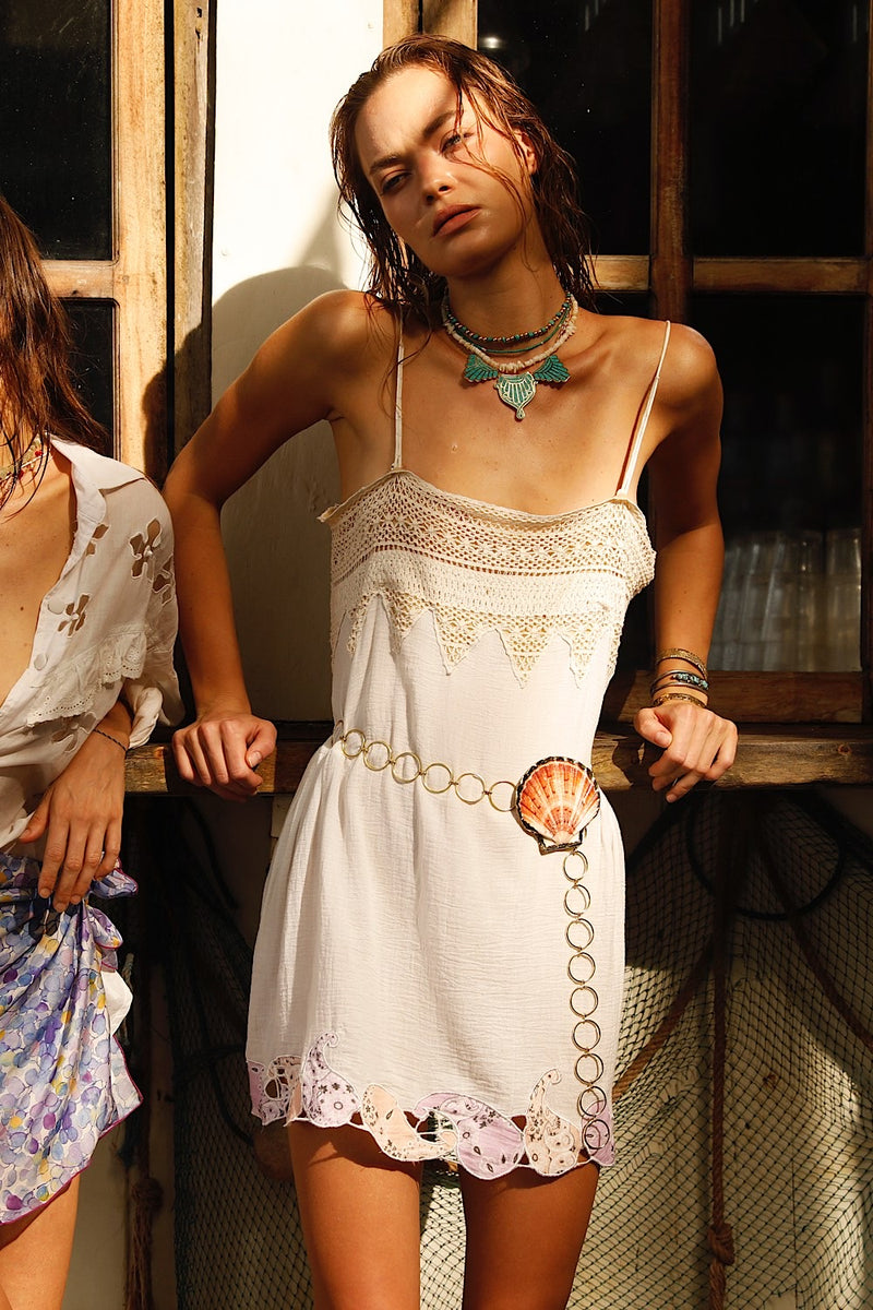 Come Softly to Me Mini Dress