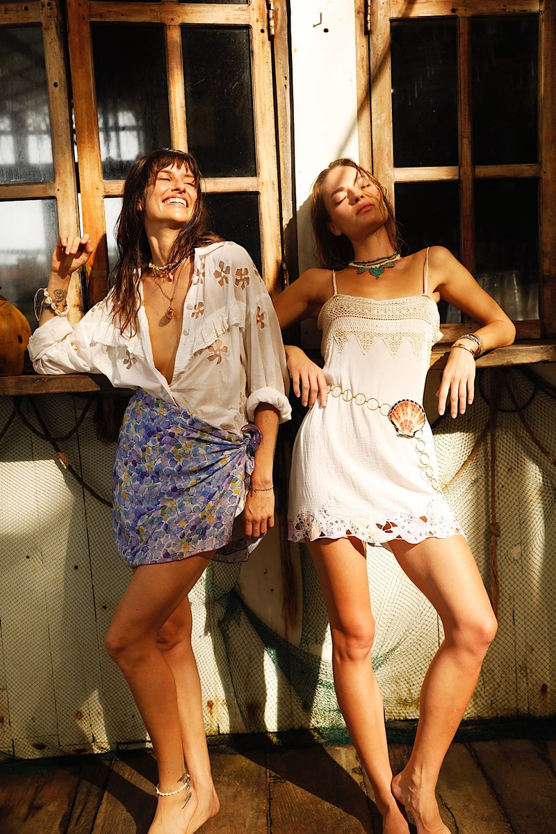 Come Softly to Me Mini Dress