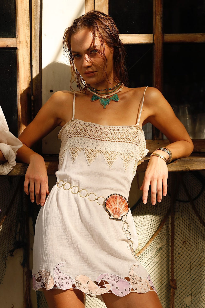 Come Softly to Me Mini Dress