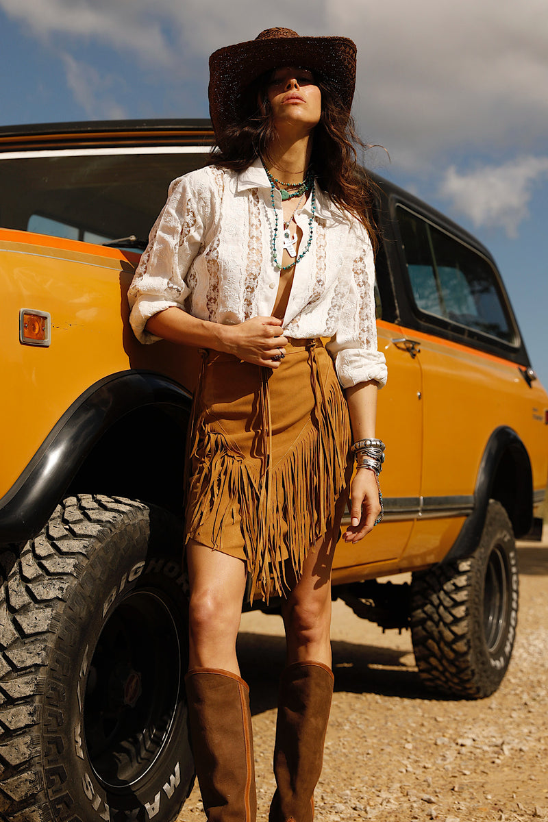 Delta Dawn Embroidered Blouse