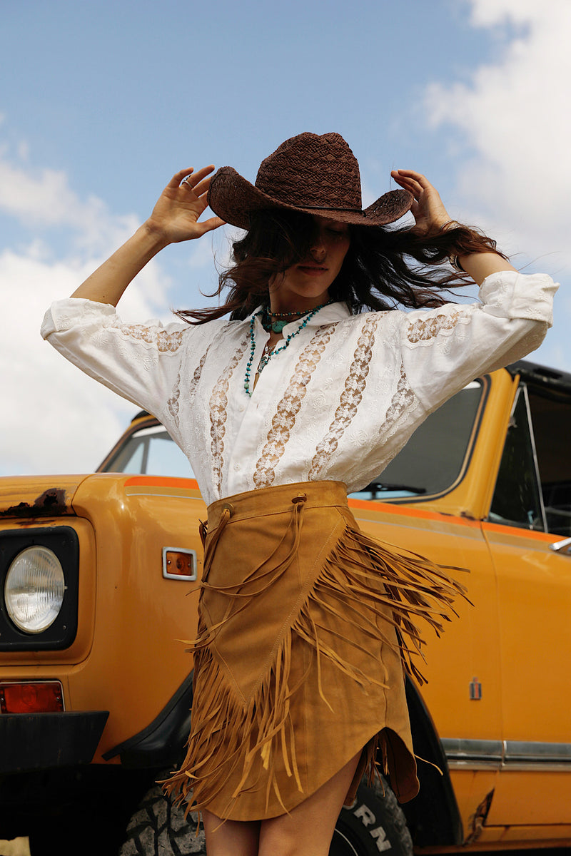 Delta Dawn Embroidered Blouse