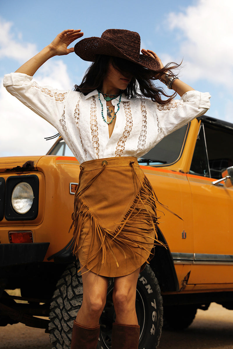 Delta Dawn Embroidered Blouse