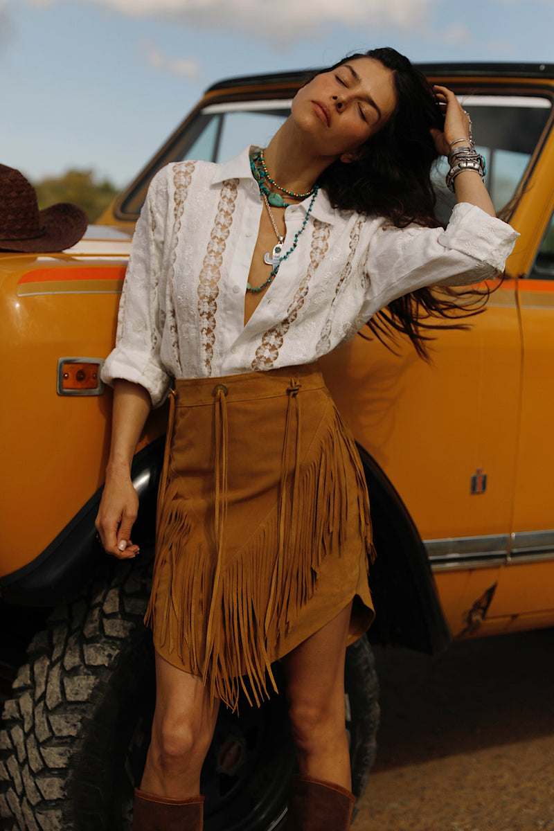 Delta Dawn Embroidered Blouse