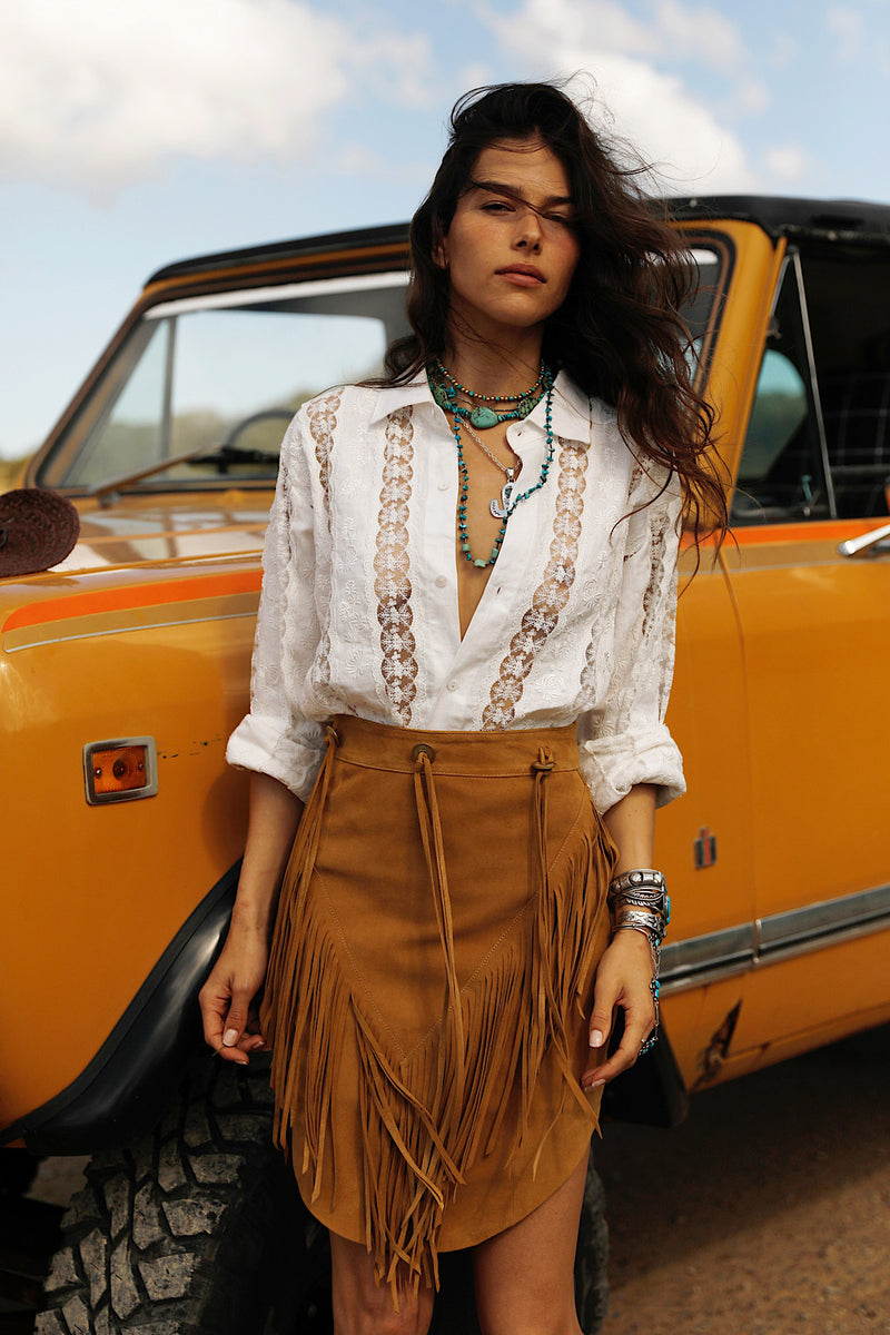 Delta Dawn Embroidered Blouse
