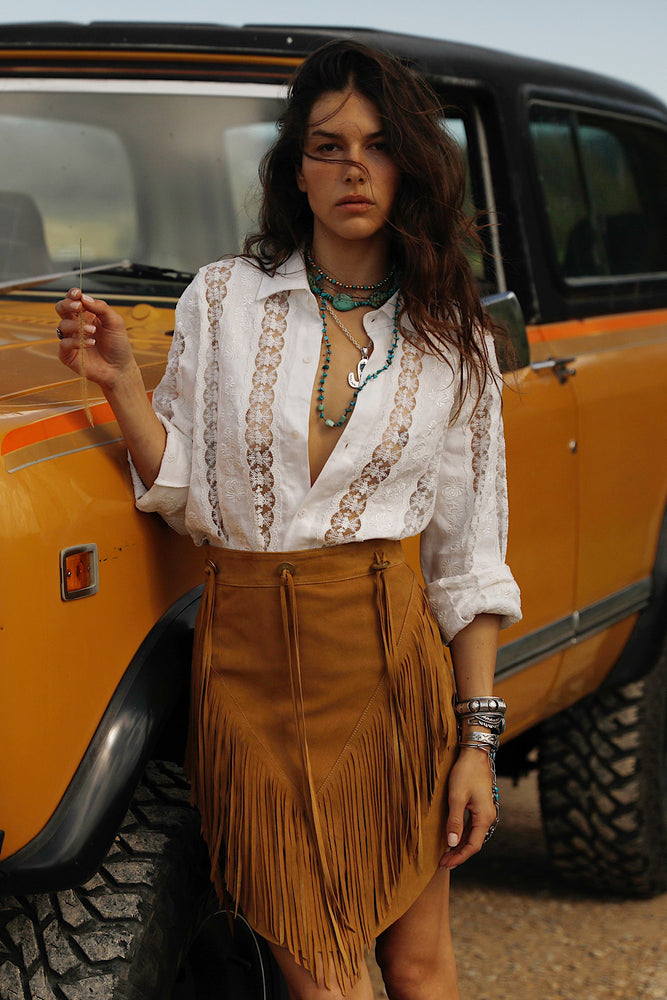 Delta Dawn Embroidered Blouse