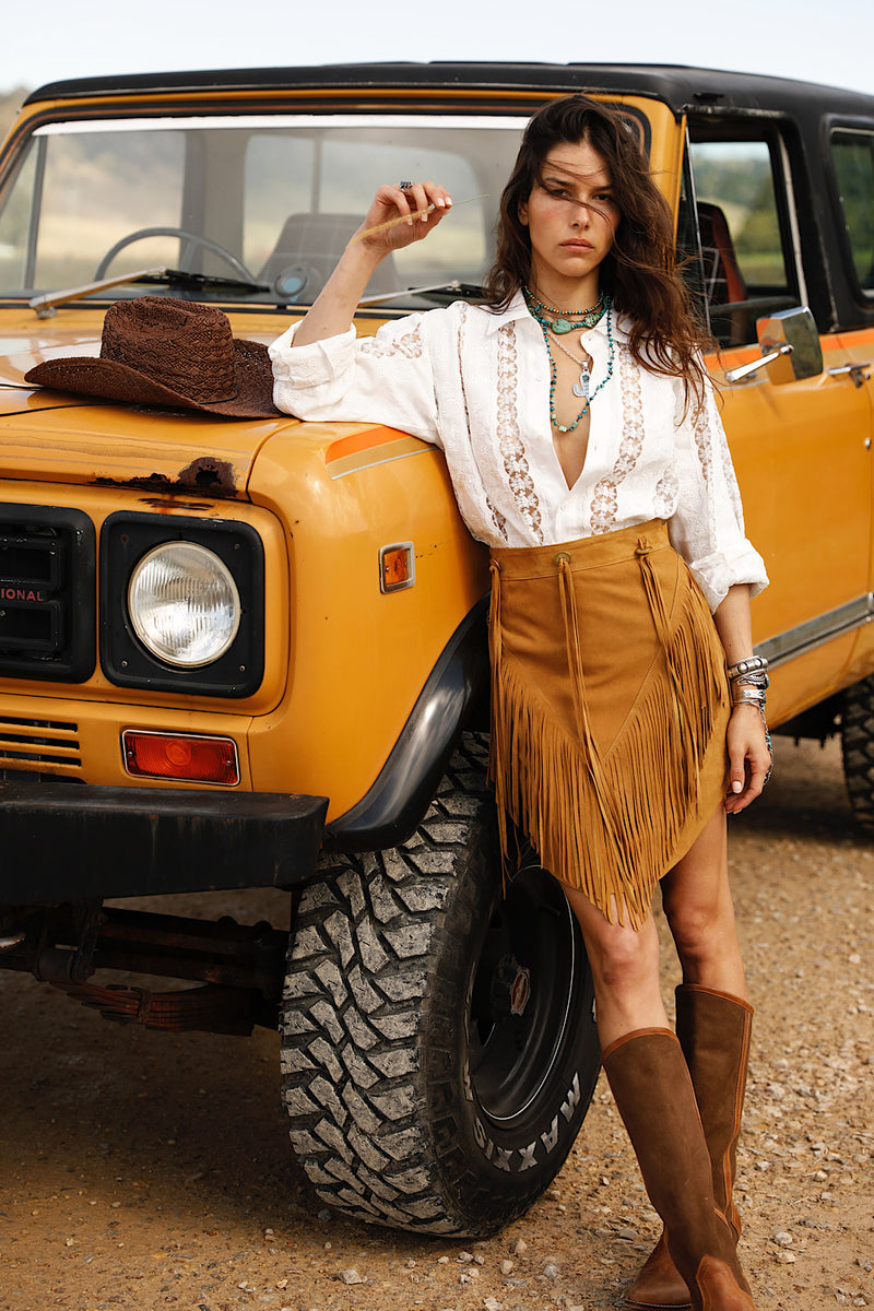 Delta Dawn Embroidered Blouse