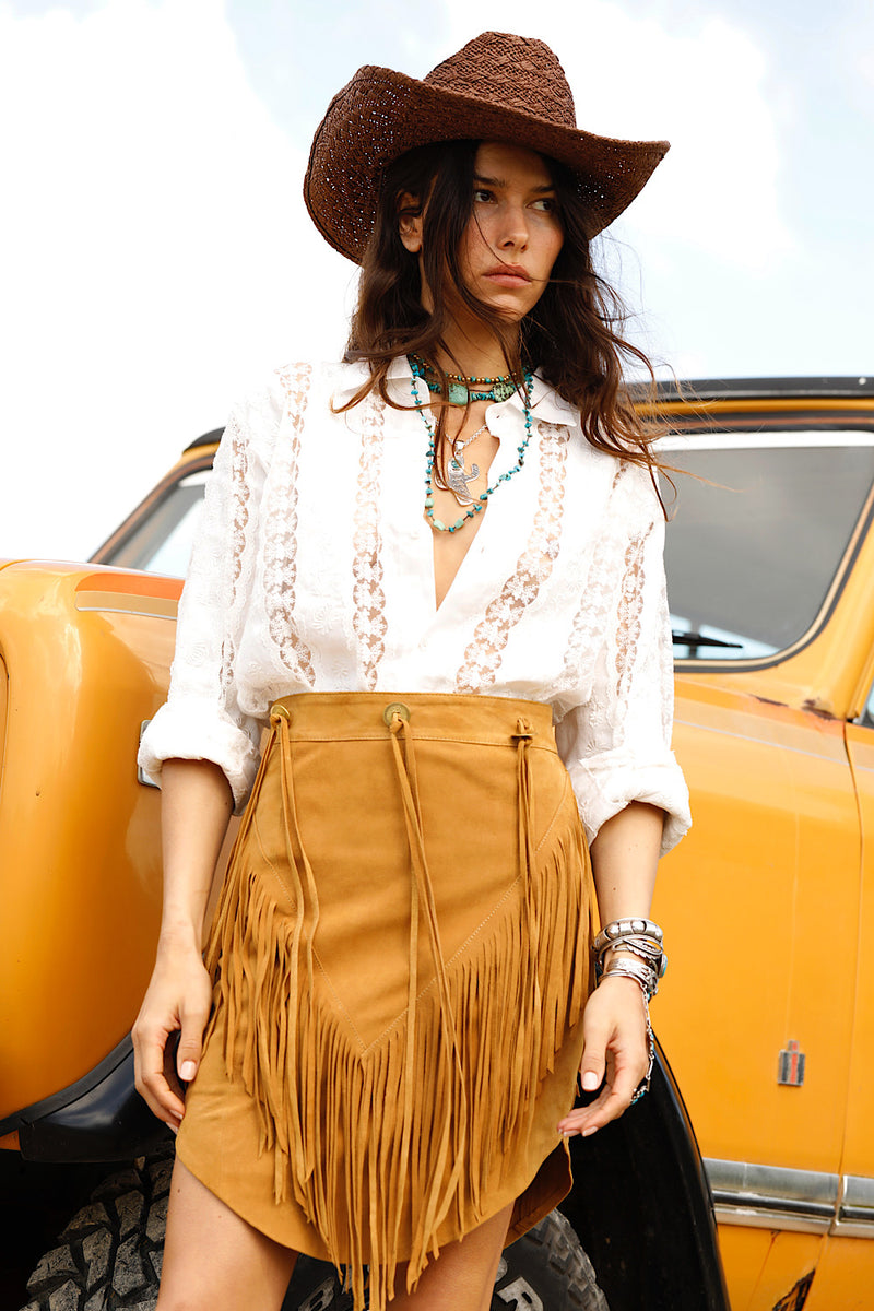 Delta Dawn Embroidered Blouse