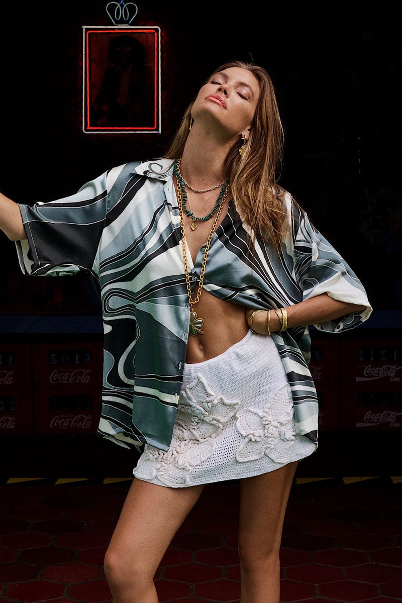 A Kiss Before I Go crochet Flower Skirt - Chasing Unicorns