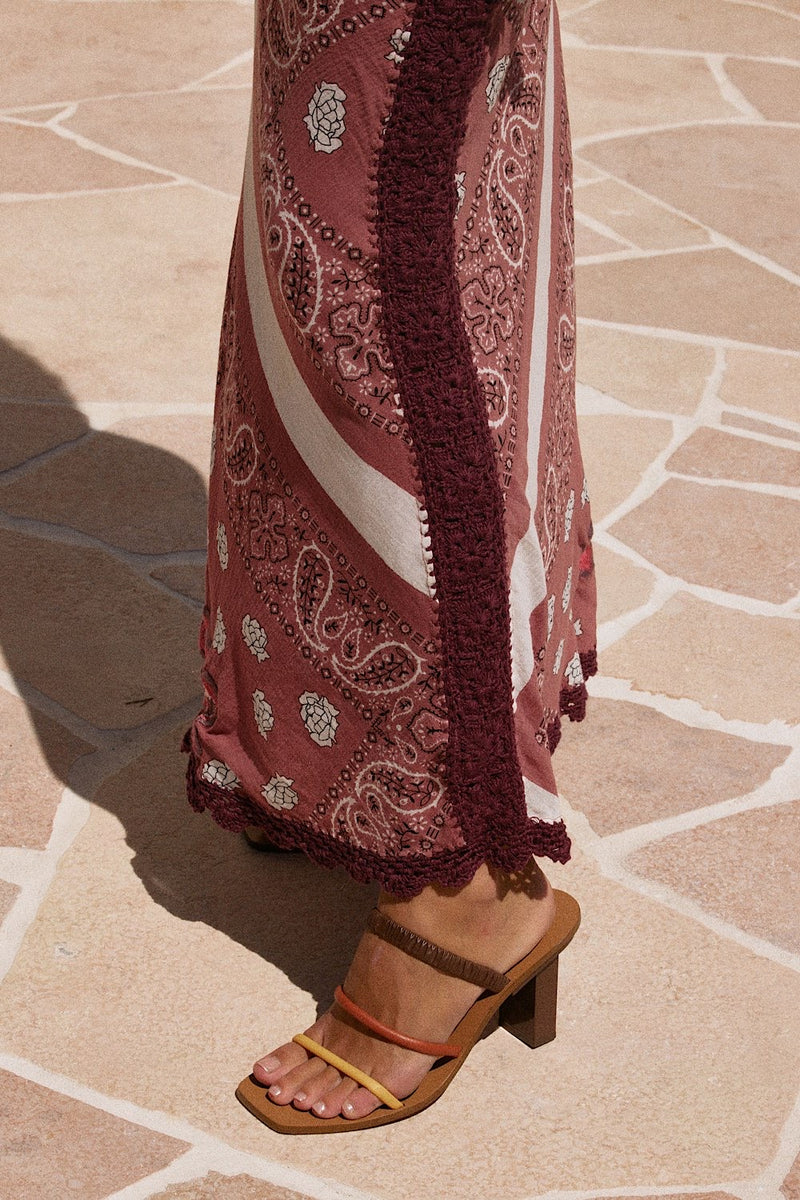 Beautiful Crazy Maxi Slip Dress - Bandana - Chasing Unicorns